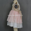 Wholesale pink WDW remake girls baby dresses